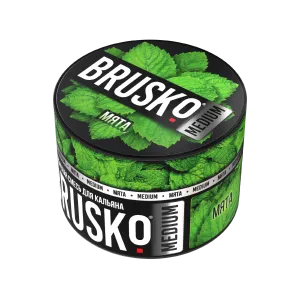 Табак Brusko Medium, 50гр "Мята"